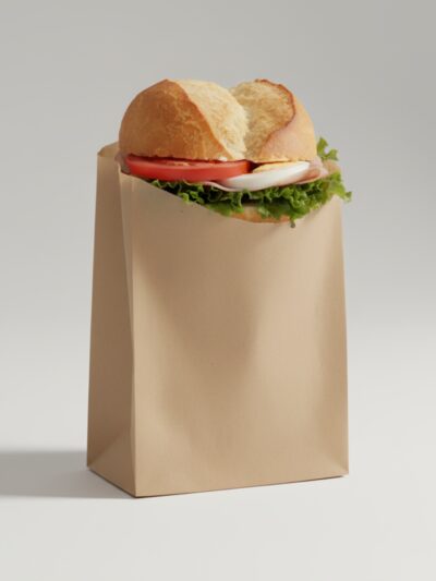 Snack Beutel 12x5x14cm