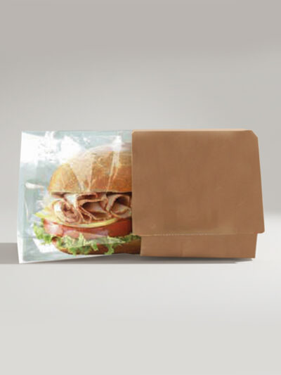 Snack Bag L 21.5X8cm / 5X12.5cm, 10cm Klappe