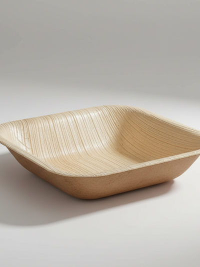 Schale, Palmblatt eckig, 2.5cm tief, 10X10cm
