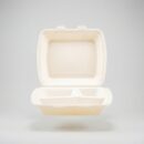 Menübox dreigeteilt, Cream