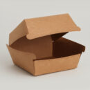 Hamburger Box L braun Natürlich 115x110x80mm