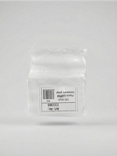 Transparent Plastik-Löffel