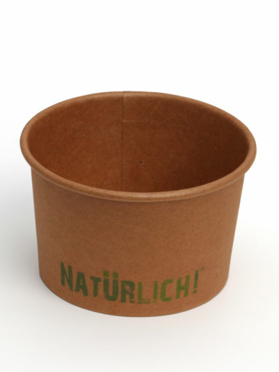 Eisbecher Braun Kraft Natürlich 90ml