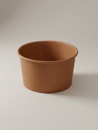 Eisbecher Braun Kraft Natürlich 200ml