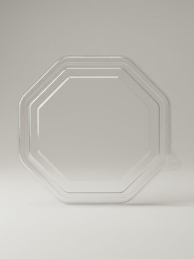 Deckel 8-eckig aus RPET
