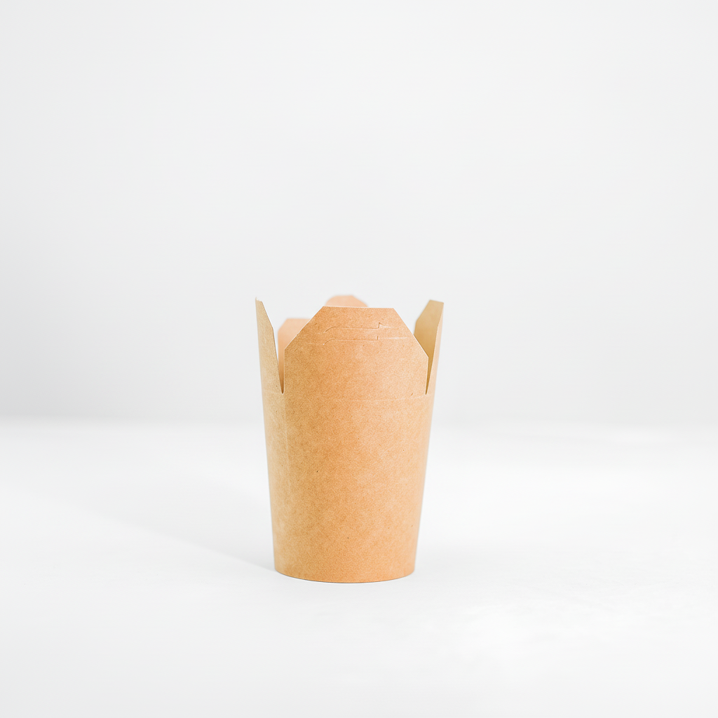 Food-Box, 16oz, Braun Kraft