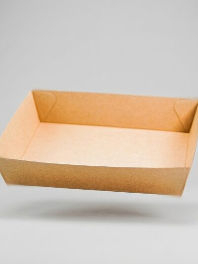 Food Tray Braun Kraft