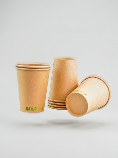 HotDrink Cup 12oz Braun Kraft Natürlich