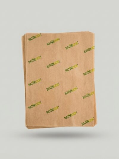 Pergament-Ersatz Braun 1/4 Bogen