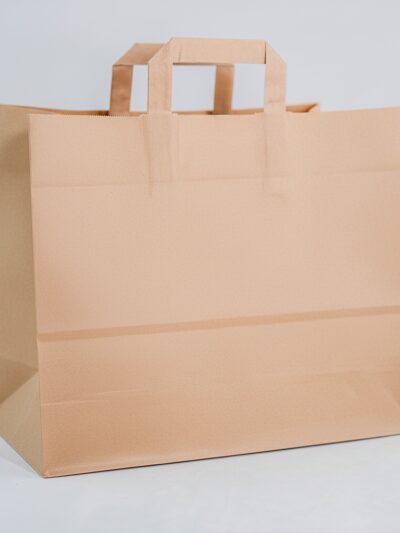 Papiertragetasche Braun groß