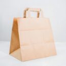 Papiertragetasche Braun klein