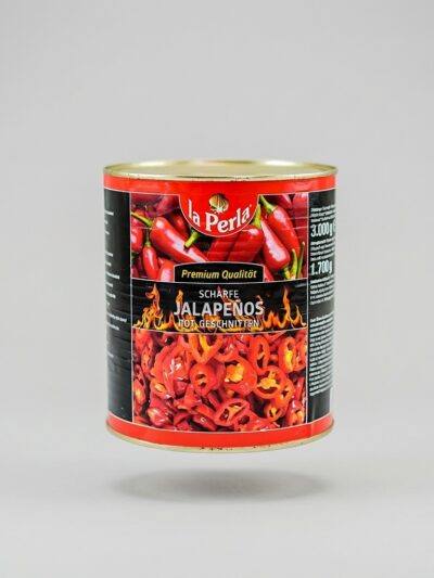 La Perla, Jalapenos ROT, geschnitten, 3kg