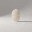 Bagasse Menüteller zweigeteilt Weiß