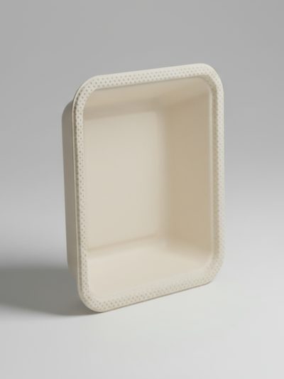 Bagasse Salatschale eckig