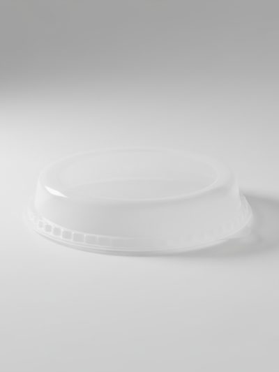 PET Dome-Deckel für Bagasse Schale recyclebar