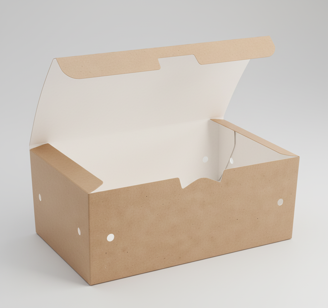 Fingerfoodbox M Braun Kraft