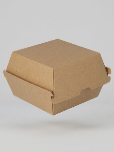 Hamburger Big Box Braun Kraft Natürlich