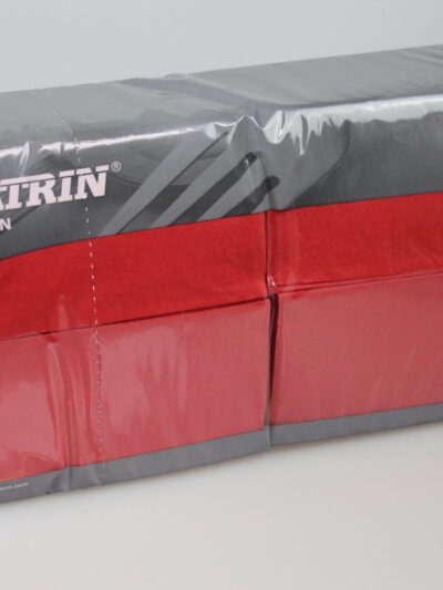 Serviette 33x33 1/8F, 2 Lagig Rot