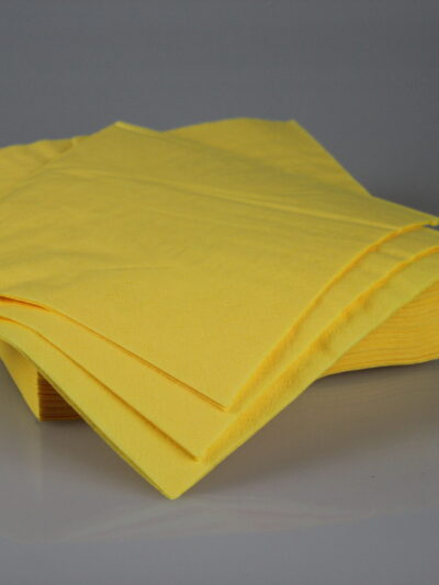 Servietten ZT, 25x25cm 1/4F 3 Lagig Gelb