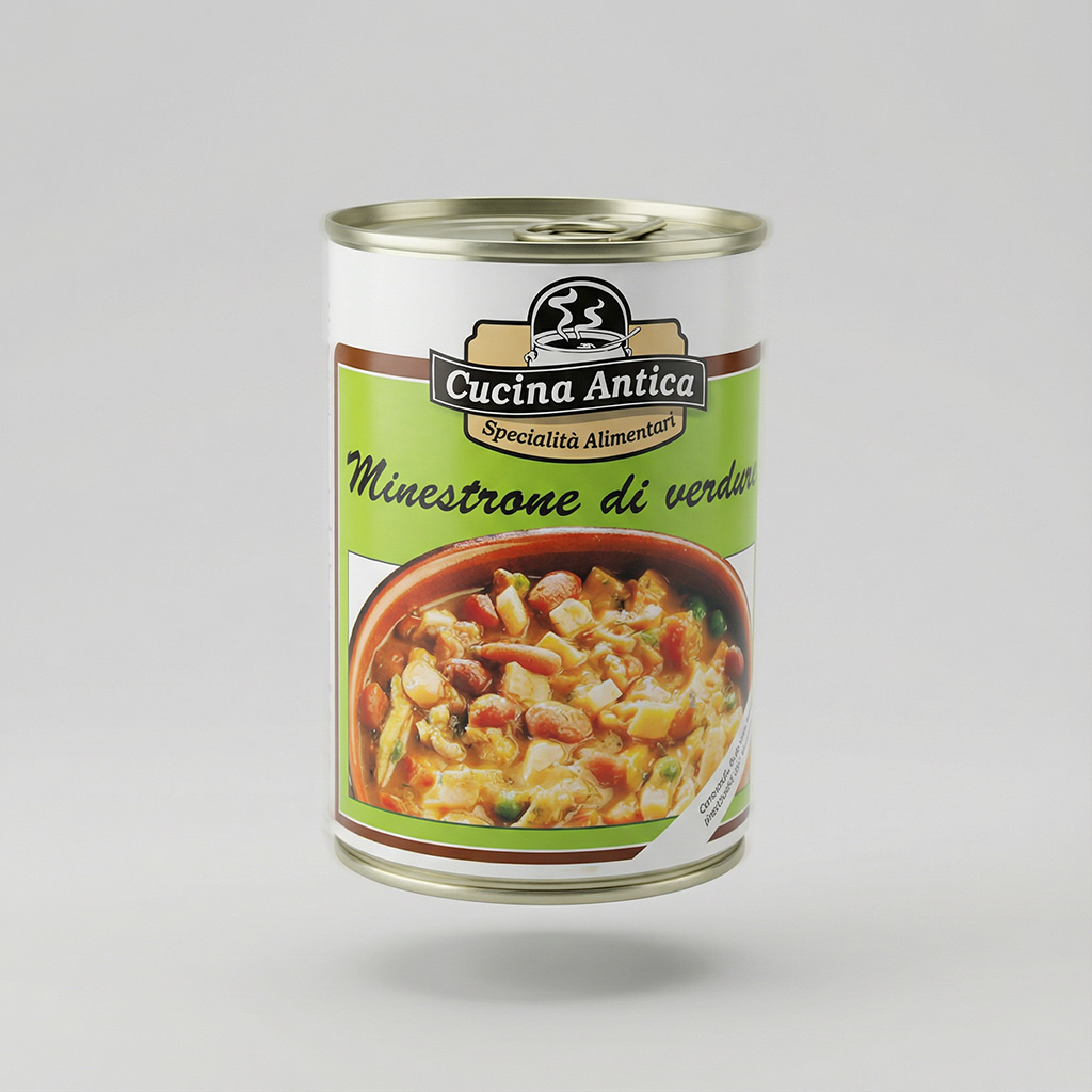 Minestrone,  italienische Gemüsesuppe, 425ml