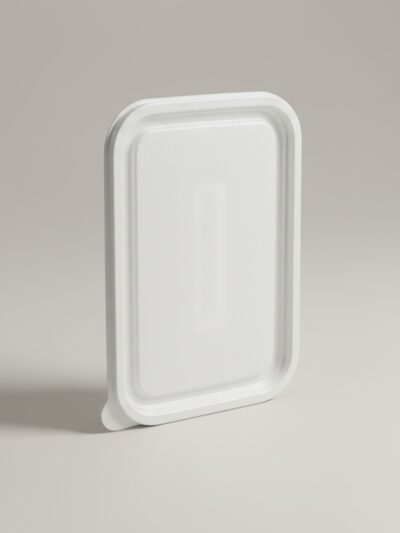 PP Deckel für zweigeteilte Bagasse Schale