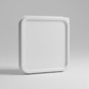 PP Deckel qadratisch ungeteilt
