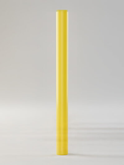 Papier Trinkhalme Gelb