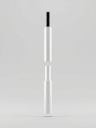 Gehüllt Papier Trinkhalme Schwarz