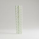 Papier Trinkhalme Weiss L