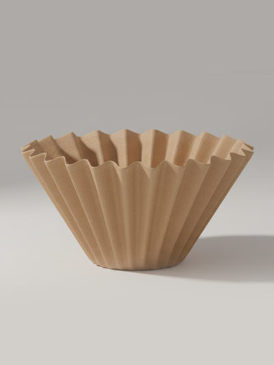 Pappschalen Braun beschichtet