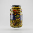 Peperoni scharf eingelegt, Bunt