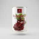Rote Beete in Streifen