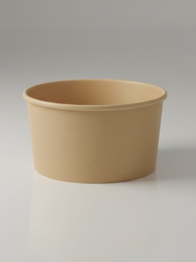 Salatschale Rund Braun Kraft