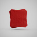 Servietten 40x40cm 1/4F, 3 Lagig Rot