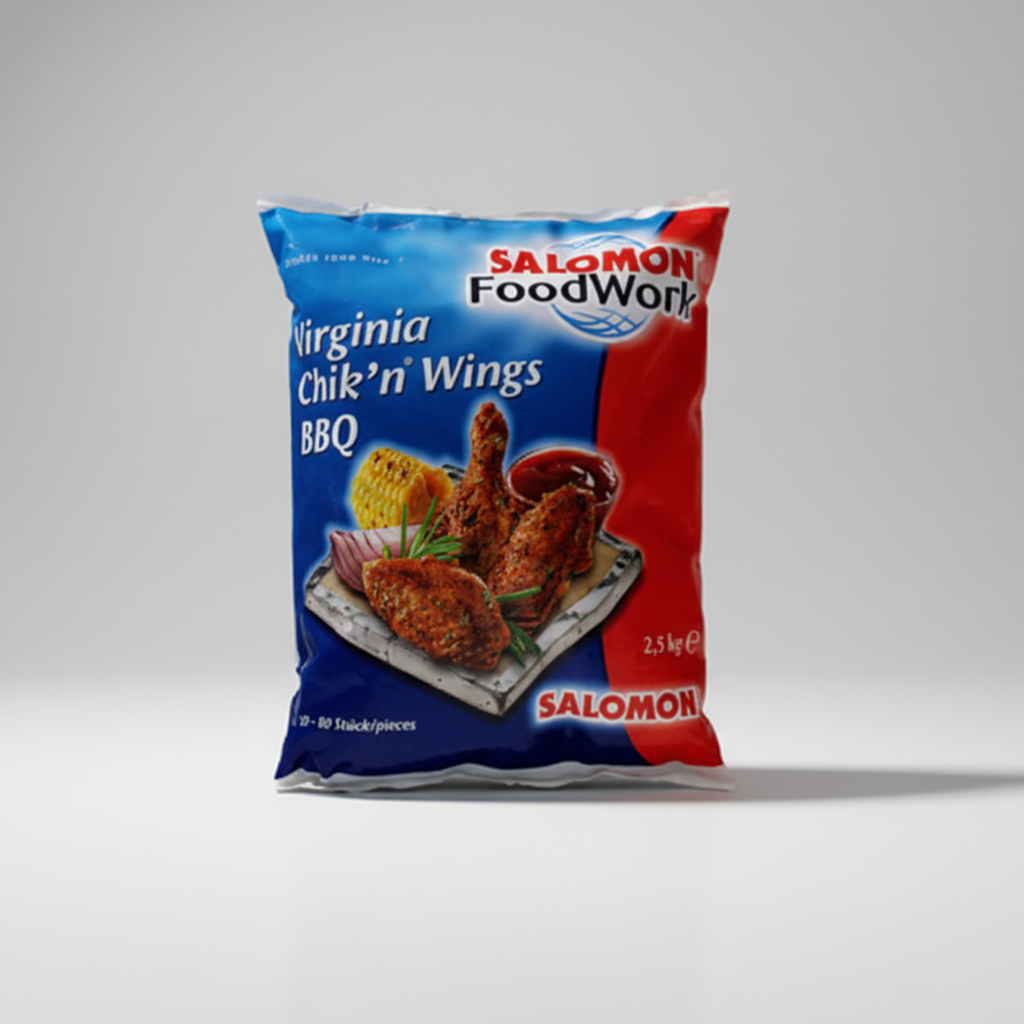 Salamon, Virginia Chik´n Wings BBQ