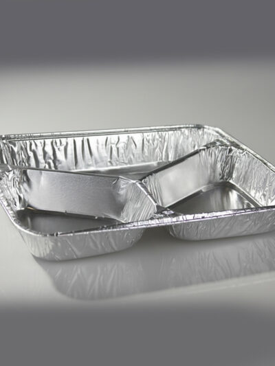 Alu-Menüschale R881G, dreigeteilt