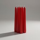 GIES, Spitzkerzen 245x23,5mm  rot