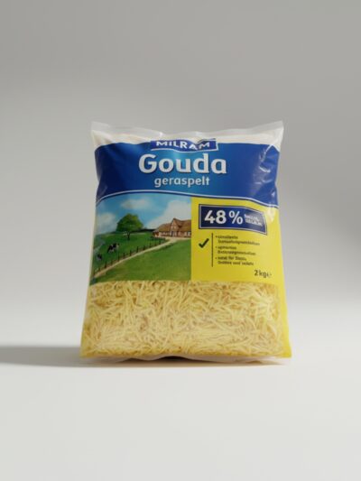 Milram Gouda, geraspelt
