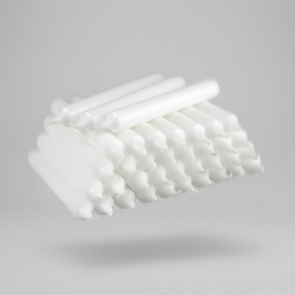 GIES, Haushaltskerzen 194 x 22,2mm weiß