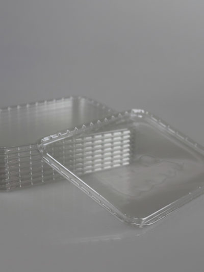 Deckel für Klarsichtschale, eckig