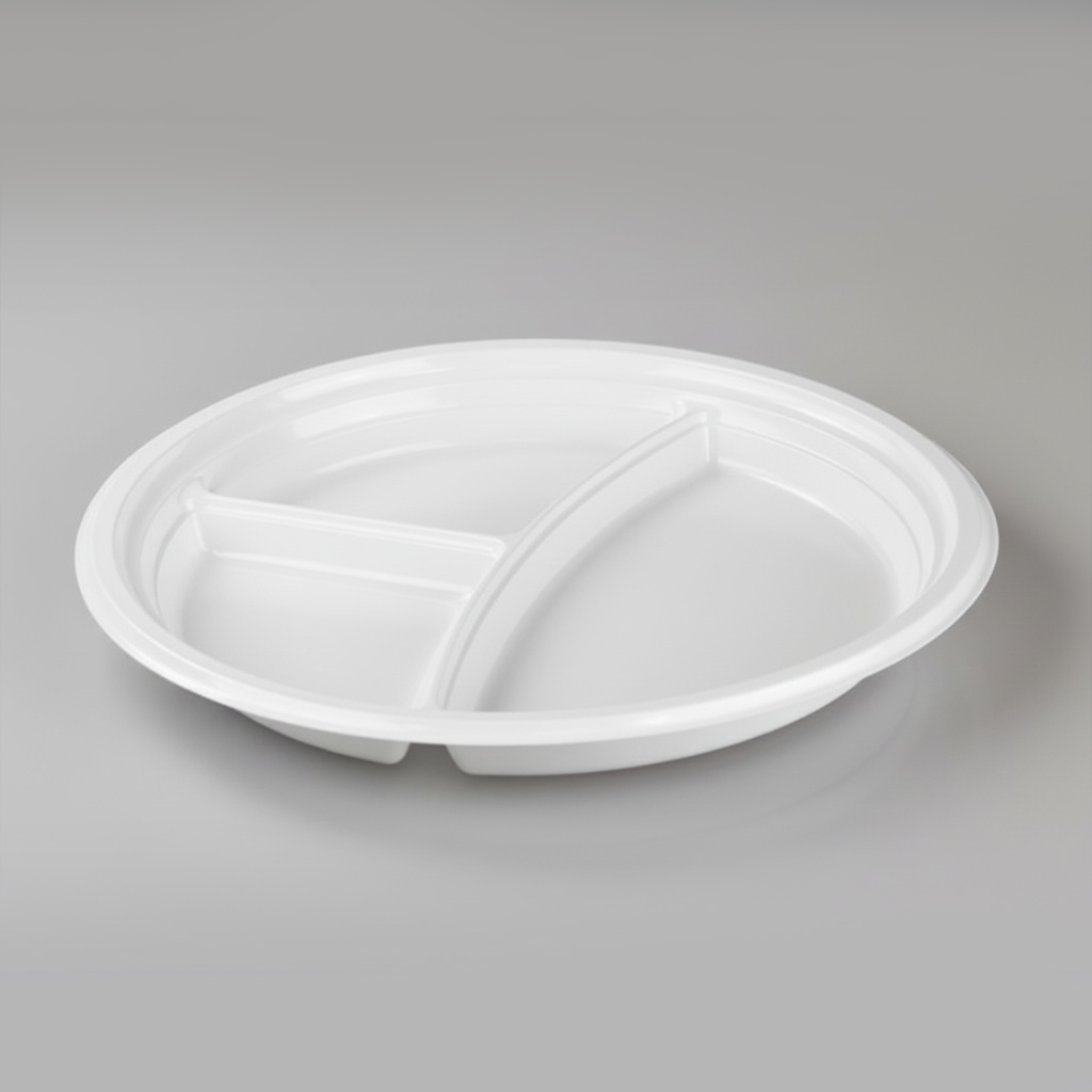 Menüteller, dreigeteilt