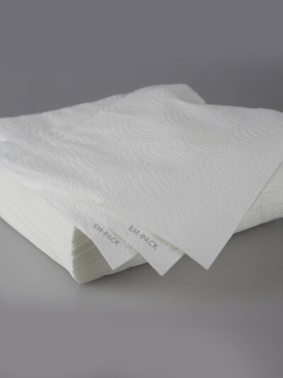 Servietten 40x40cm 1/8F 2 Lagig, weiß