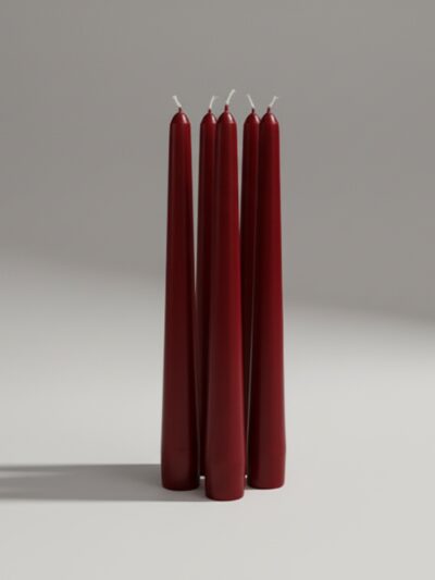 GIES, Spitzkerzen 245x23,5mm bordeaux