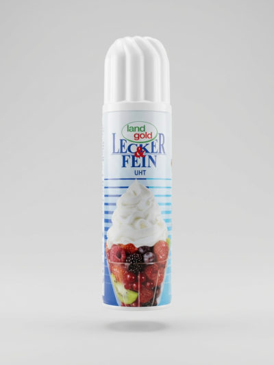Landgold lecker & fein Sprühsahne, Dose