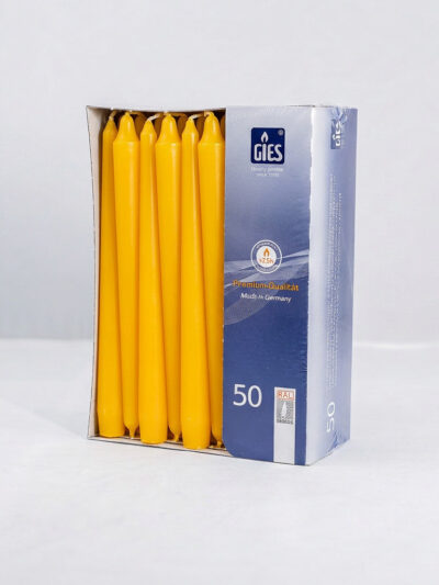 GIES, Spitzkerzen Gelb