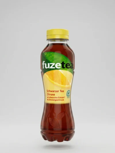 FUZE TEA Schwarzer Tee Zitrone 12 x 0,4L